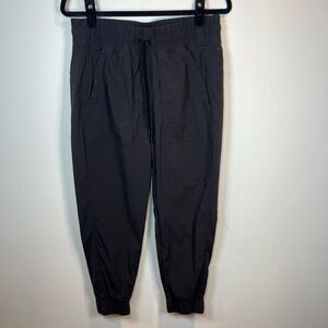 Eddie Bauer Sightscape Horizon Pull-On Jogger Pants Black UPF Womens Sz 8 Petite